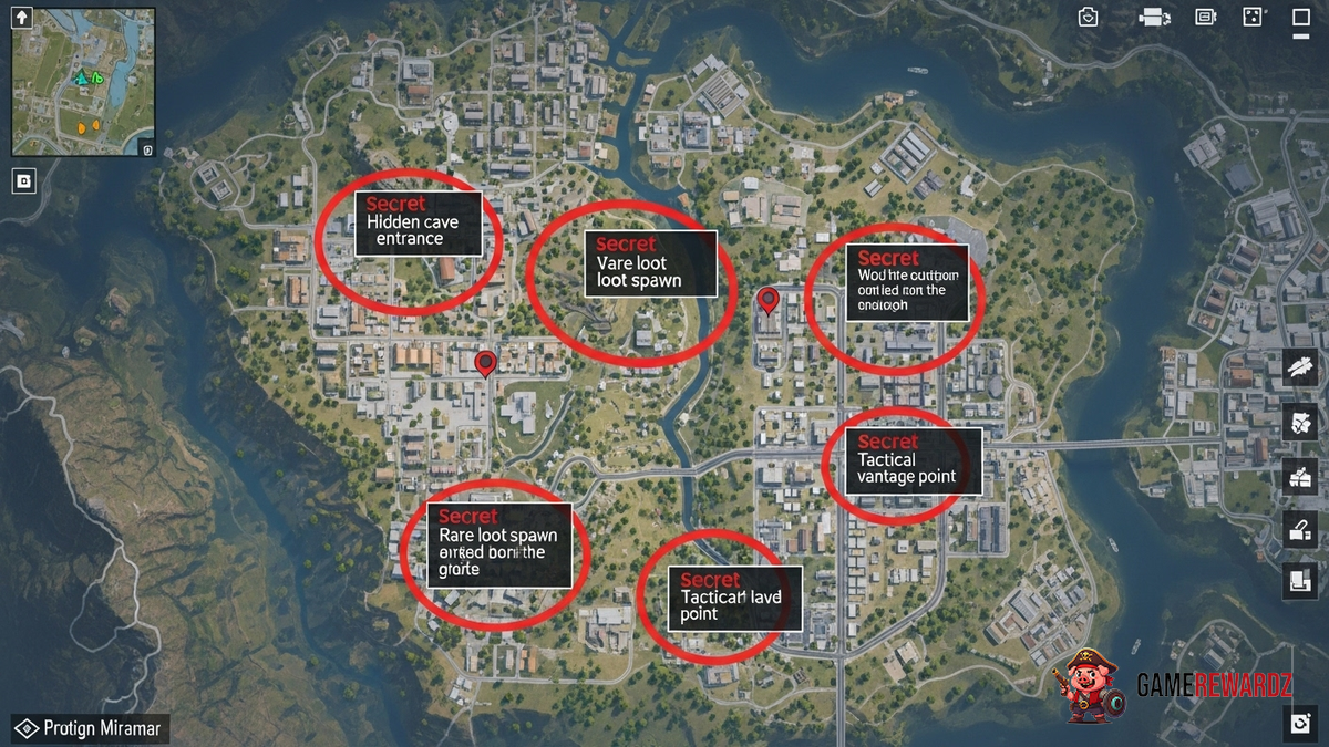 PUBG Mobile Secret Locations in Miramar